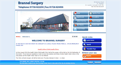 Desktop Screenshot of brannelsurgery.co.uk