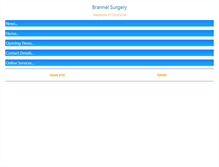 Tablet Screenshot of brannelsurgery.co.uk